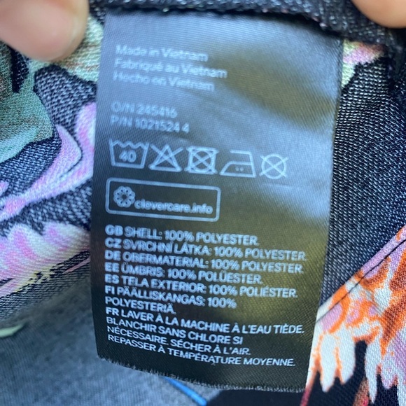 H&M Floral Black Dress Size Large - Picture 4 of 6